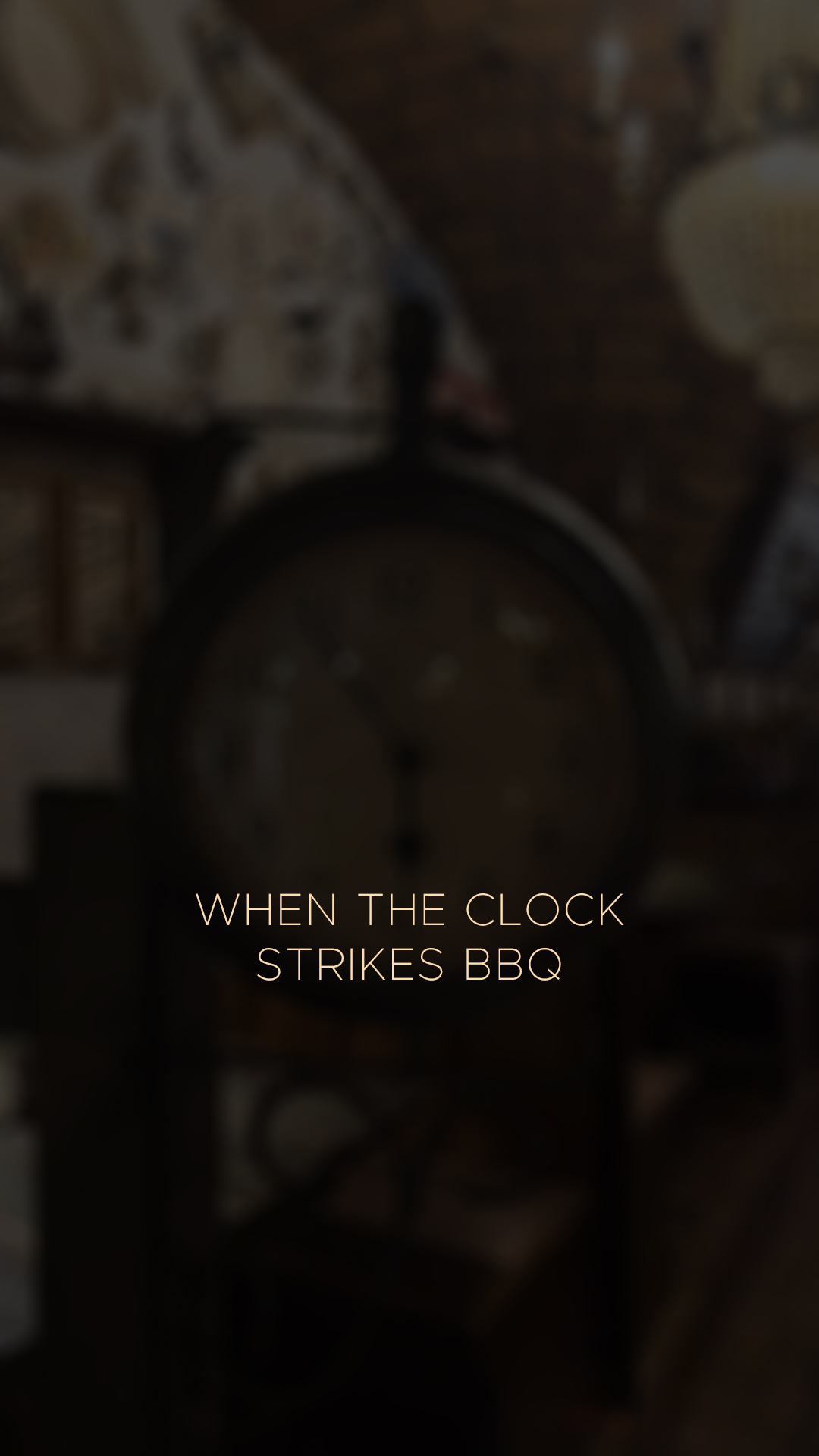 When The Clock Strikes BBQ